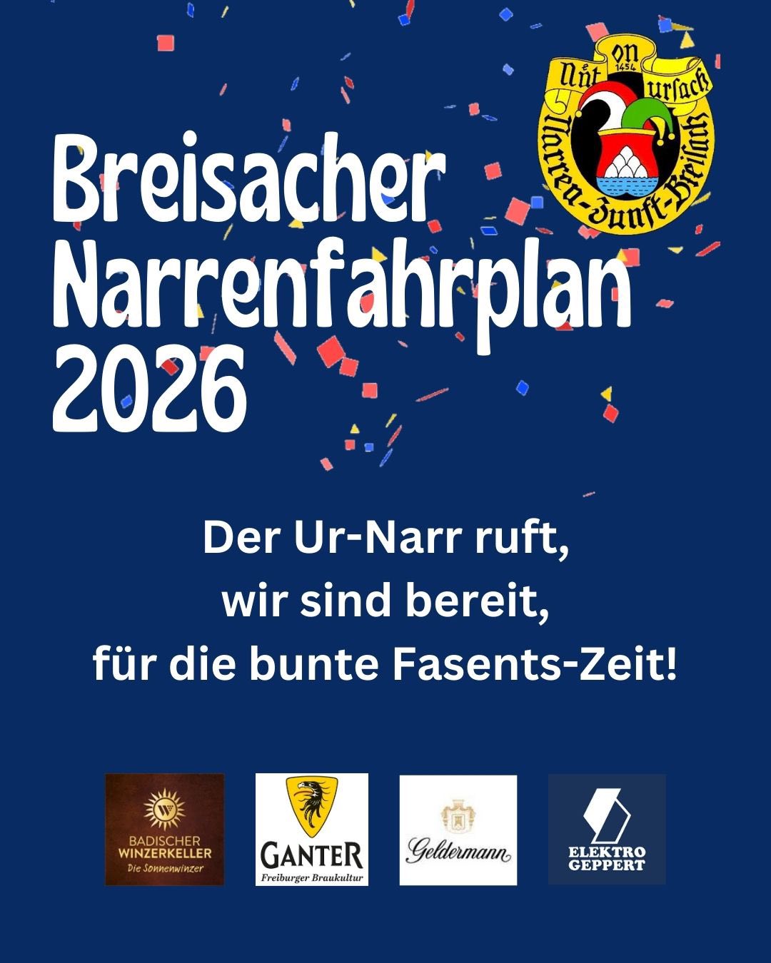 Narrenfahrplan 1