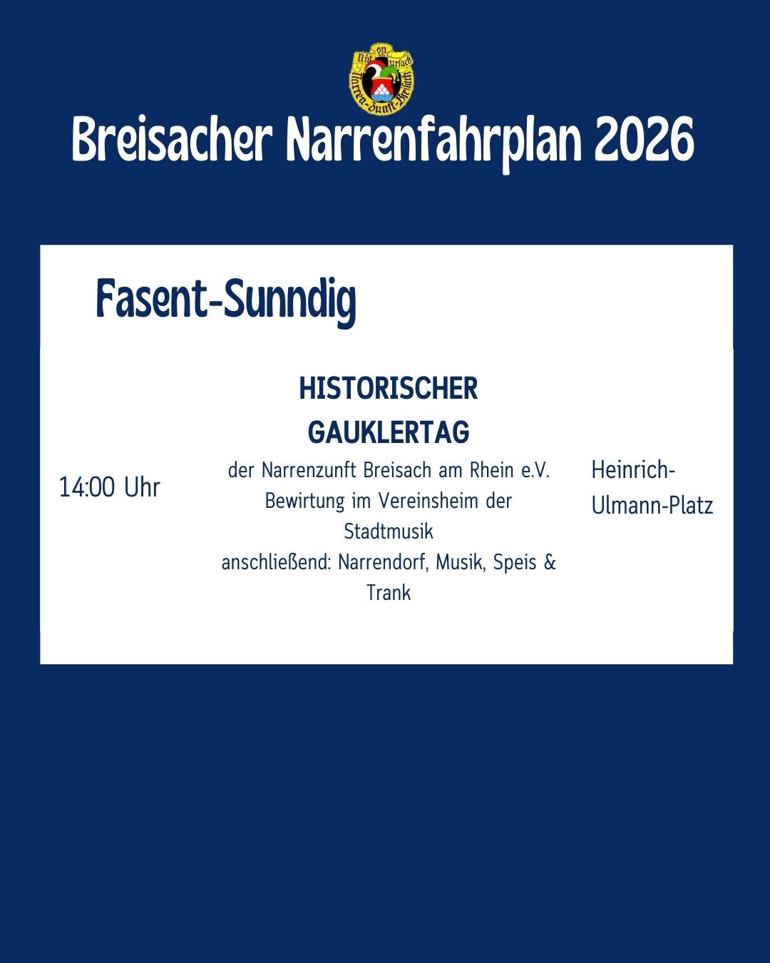 Narrenfahrplan 4