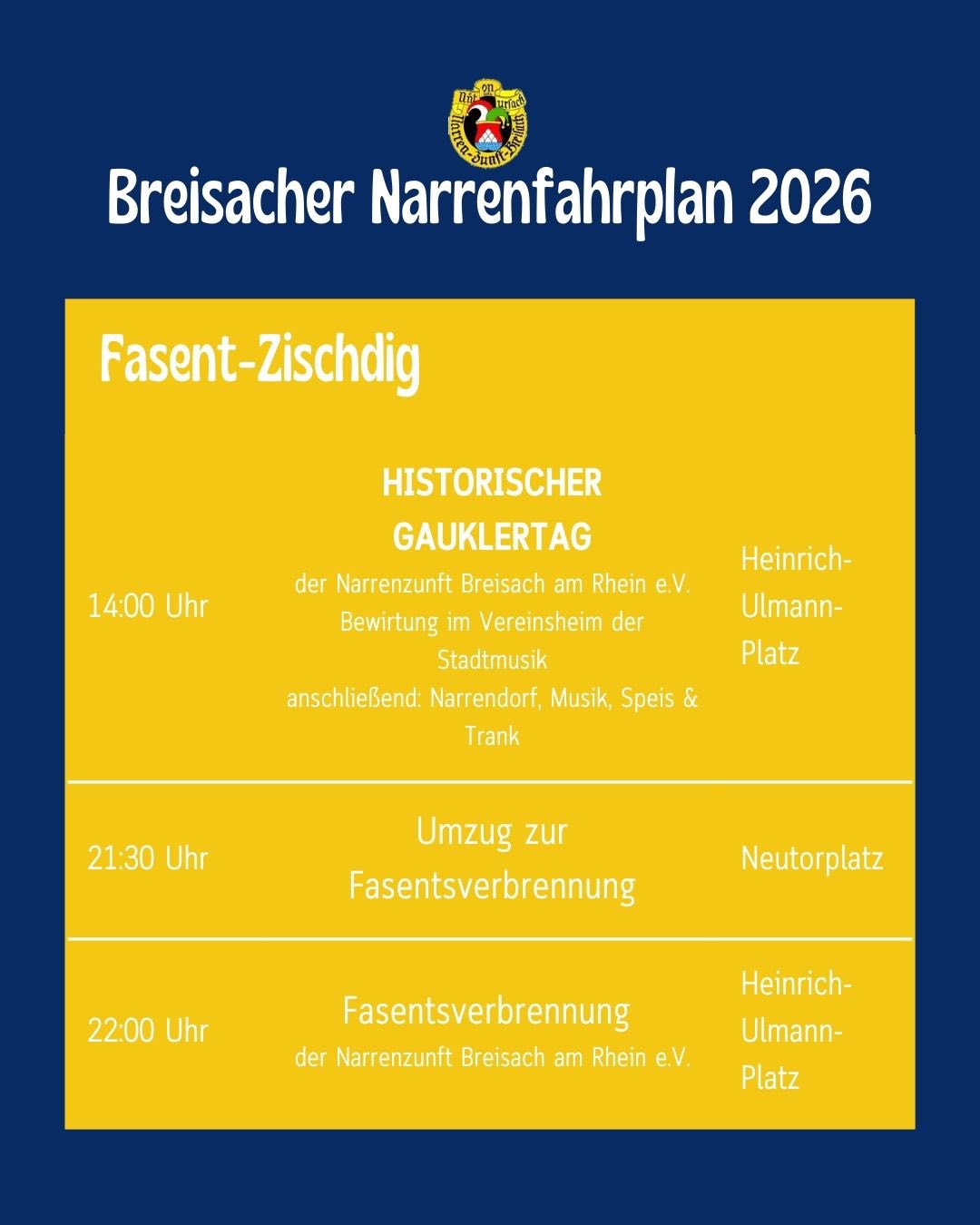Narrenfahrplan 6